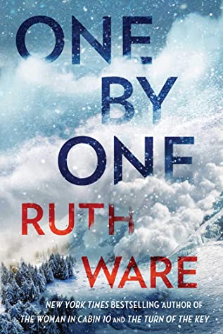 book cover for One by One, lots of blue and white showcasing an avalanche down a mountainside